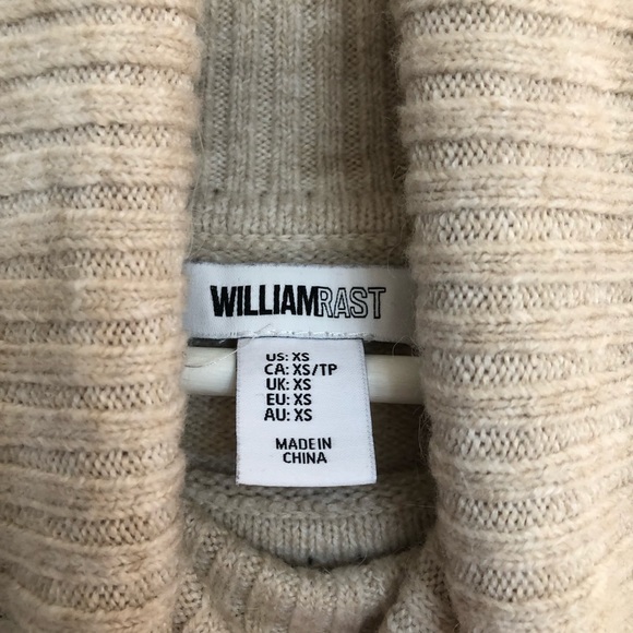 William Rast Beige Turtleneck Sweater - Picture 4 of 10